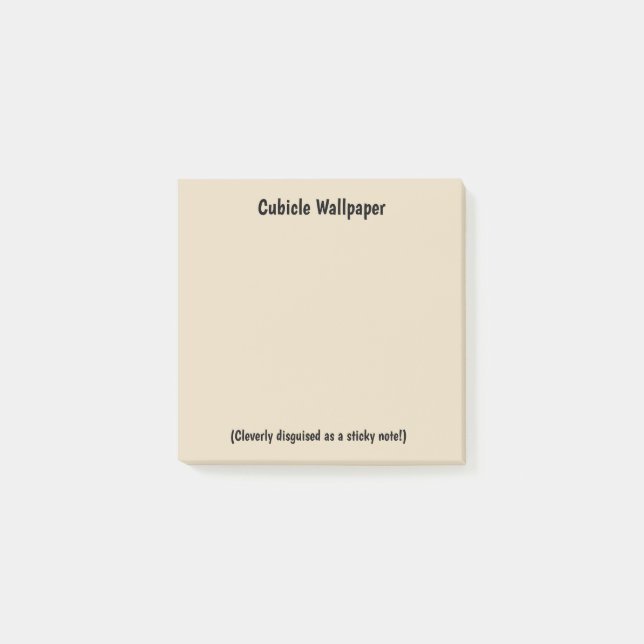 Notas pegajosas del papel pintado del cubículo (Anverso)