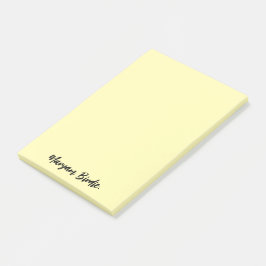 Notas pegajosas post-it personalizadas con nombre