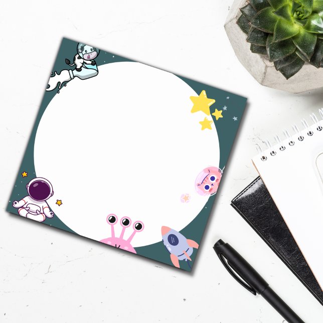 Notas pegajosas sobre el tema del espacio reducido (Subido por el creador)