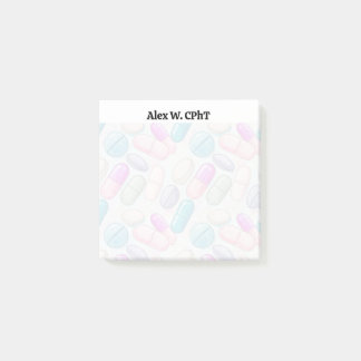 Notas pegajosas sobre la tecnología de la farmacia