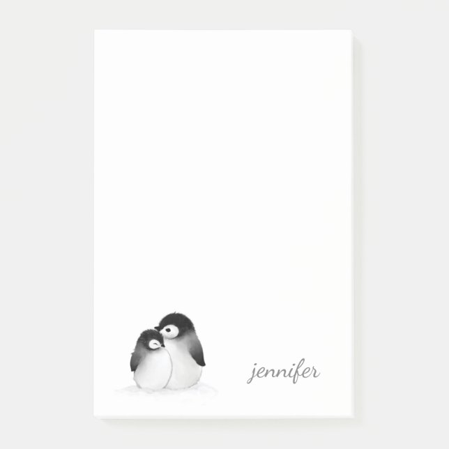 Notas Penguin Personalize Post-it® (Anverso)