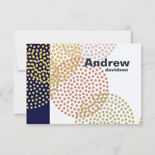 Notas personalizadas círculos punteadas (Anverso)