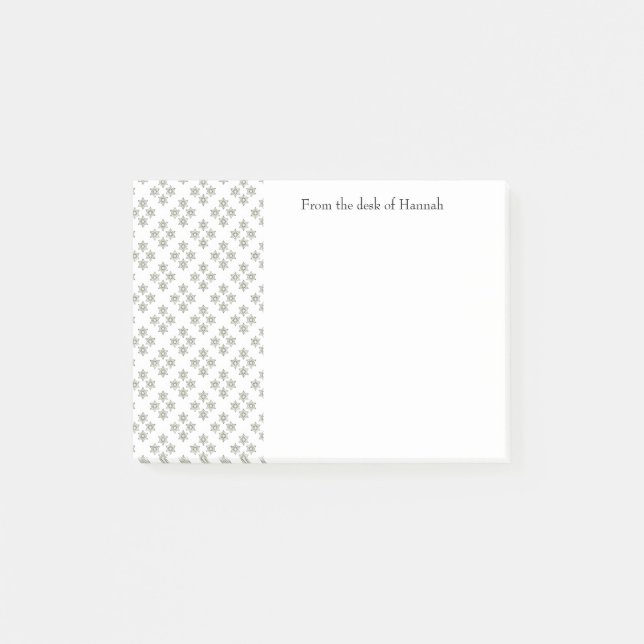 Notas personalizadas de Art Deco Mini Stars (Anverso)