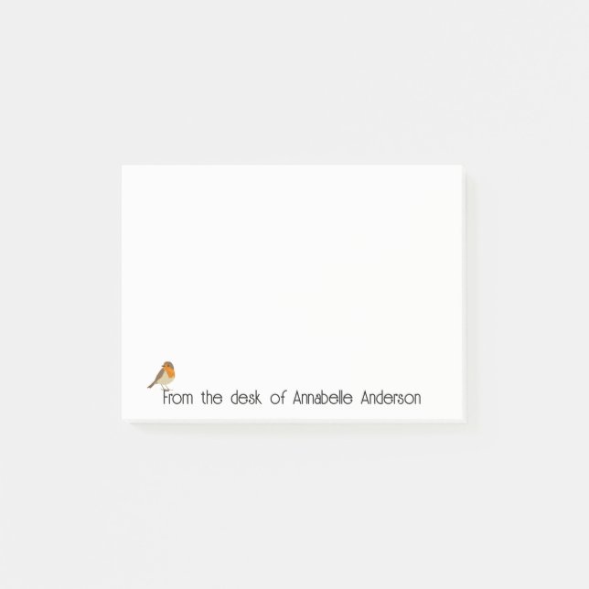 Notas personalizadas de Cheery Robin (Anverso)