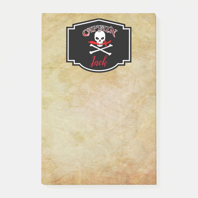 Notas personalizadas de Jolly Roger (Cutlass) Post (Anverso)