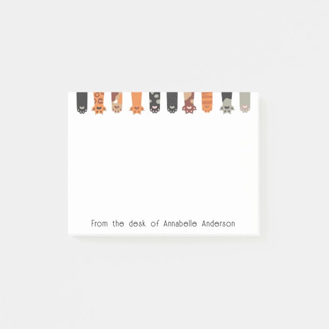 Notas personalizadas de las rutas de gato (Anverso)