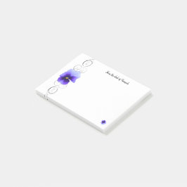 Notas personalizadas de Púrpura Pansy