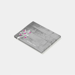 Notas personalizadas del árbol de los corazones de
