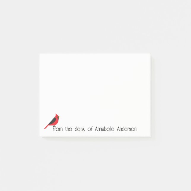Notas personalizadas del cardenal cutáneo (Anverso)