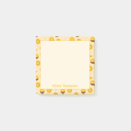 Notas personalizadas del oso Kawaii