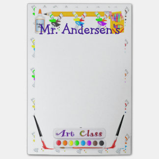 Notas personalizadas del Poste-it® de la clase de