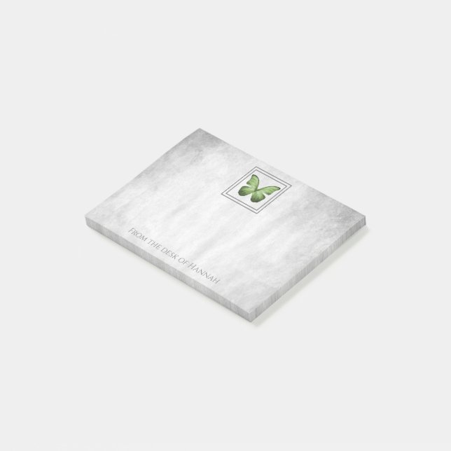 Notas personalizadas sobre la mariposa verde (En perspectiva)