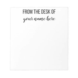 Notas Personalizado desde el escritorio del Bloc de nota