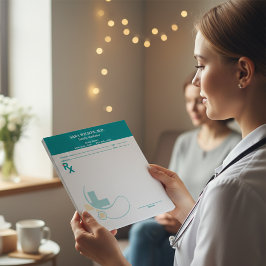 Notas Plantilla de Bloc de Recetas Personalizadas | Nota