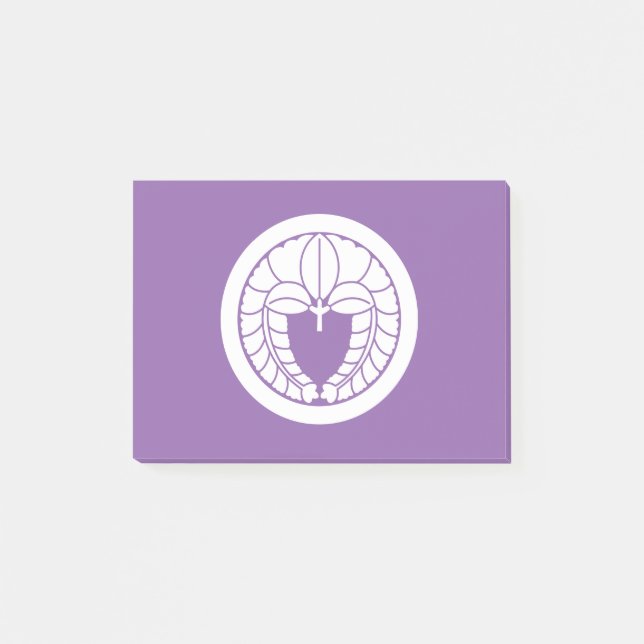 NOTAS POST-IT® 丸に下り藤 (Anverso)