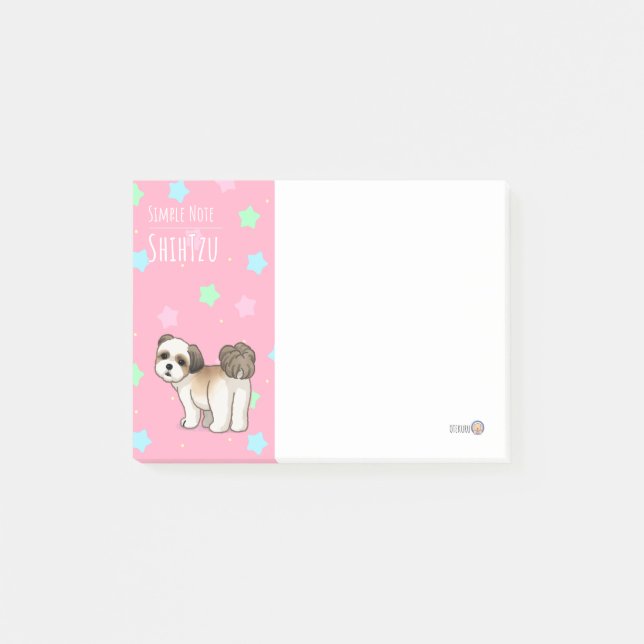 NOTAS POST-IT® 振り向くシーズー (Anverso)