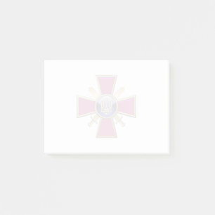 Notas Post-it® [100] Emblema de las fuerzas terrestres ucranianas