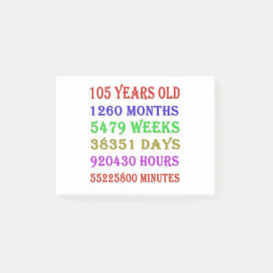 Notas Post-it® 105.º aniversario