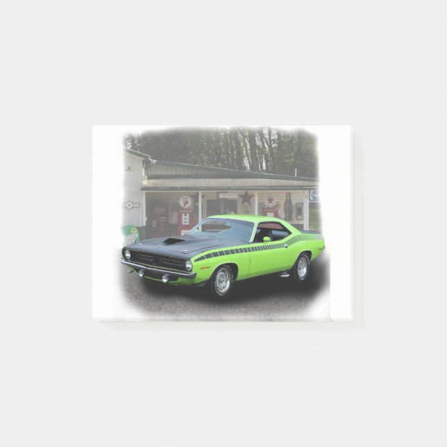 Notas Post-it® 1970 Plymouth AAR Cuda (Anverso)