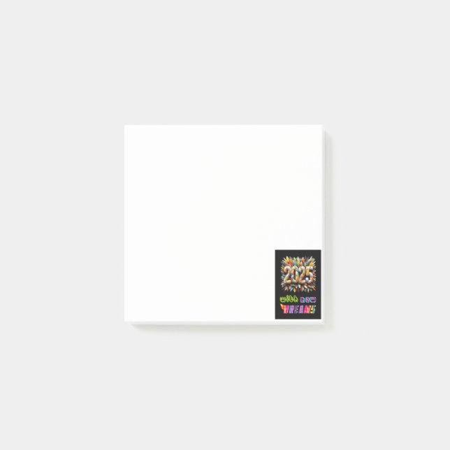 Notas Post-it® 2025 con nuevos sueños (Anverso)