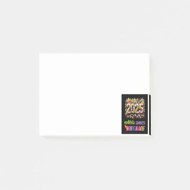Notas Post-it® 2025 con nuevos sueños (Anverso)