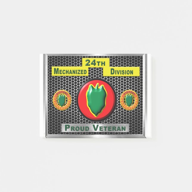 Notas Post-it® 24ª División Mecanizada de Infantería (Anverso)
