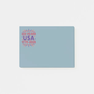 Notas Post-it® 250 años EE. UU.   1776–2026 Semiquincentenario