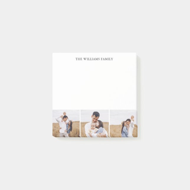 Notas Post-it® 3 Collage de fotos personalizado (Anverso)