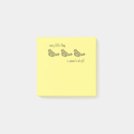 Notas Post-it® 3 Little Birds Post-it Notes