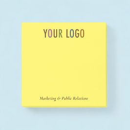 Notas Post-it® 3 x 3 Personalizados Post-it® Notes with Company L