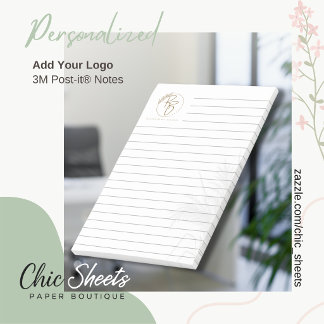 Notas Post-it® 3M personalizadas “Agrega tu logoti