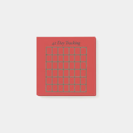 Notas Post-it® 42 Day Tracking Sticky Note