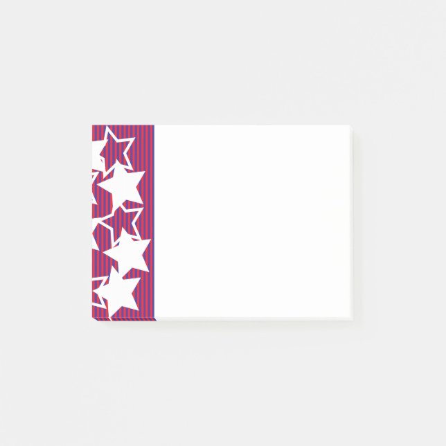 Notas Post-it® 4 de julio (Anverso)