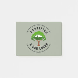 Notas Post-it® 6.car love certificado E car lover vintage