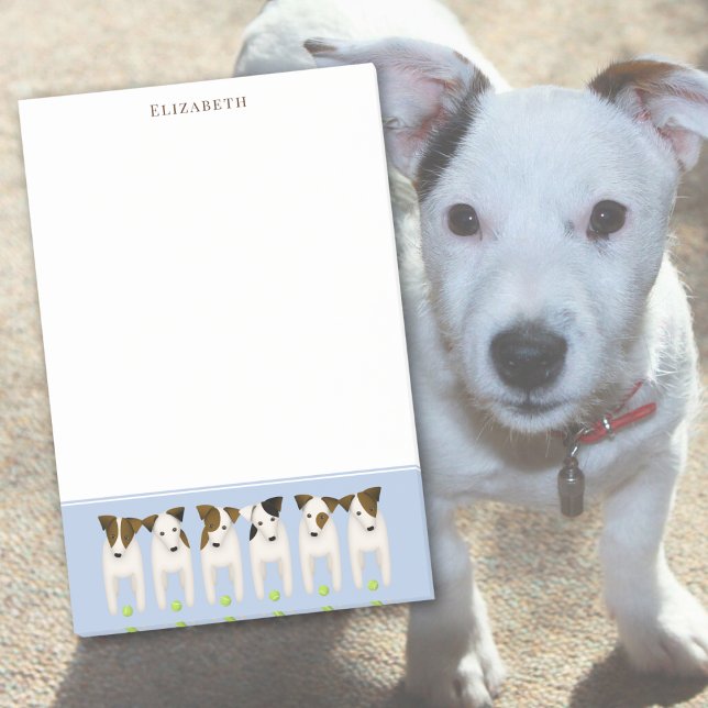 Notas Post-it® 6 Jack Russell Terriers lanza mi bola (Subido por el creador)