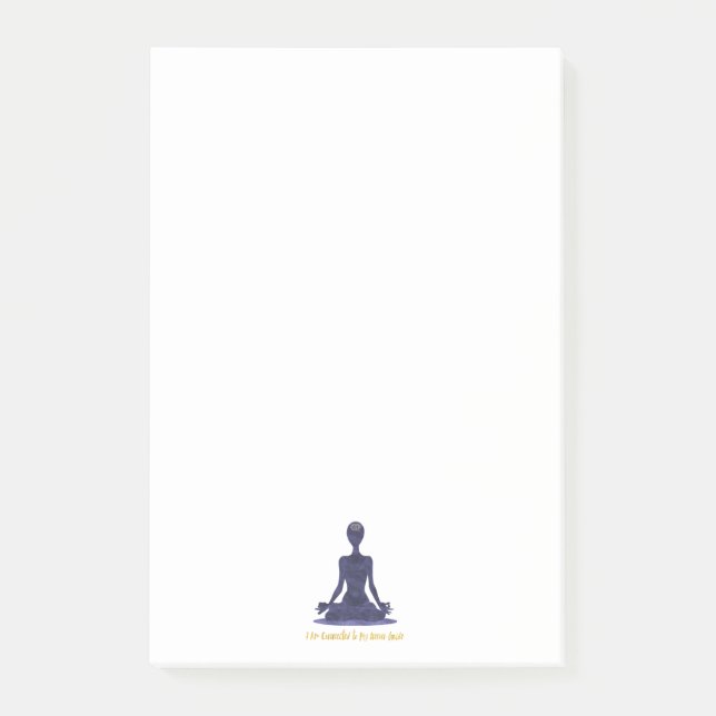 Notas Post-it® 6to Afirmación de Ajna del tercer ojo de Chakra (Anverso)