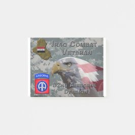 Notas Post-it® 82.º Veterano de Combate Iraquí