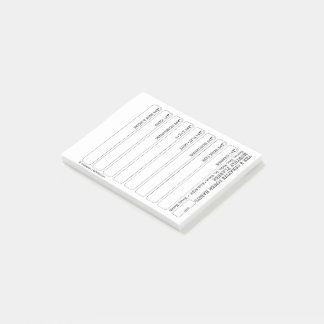 Notas Post-it® 8CPH Mes Planner Tracker Post-it Pad