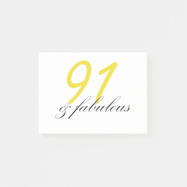 Notas Post-it® 91 & Fabulosos (Anverso)