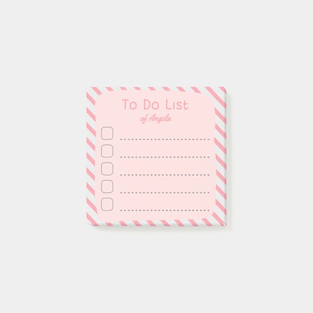 Notas Post-it® a dolist Post-It® Notes, 3" x 3" (Anverso)