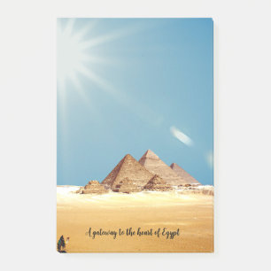 Notas Post-it® A gateway to the heart of Egypt -