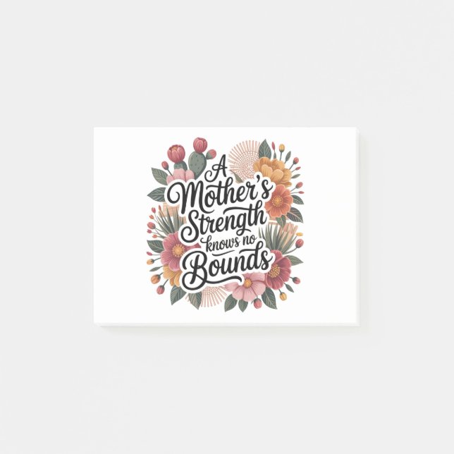 Notas Post-it® A Mother's Strength Knows No Bounds (Anverso)