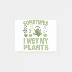 Notas Post-it® A Veces Mojo Mis Plantas Divertido Gardening Intro