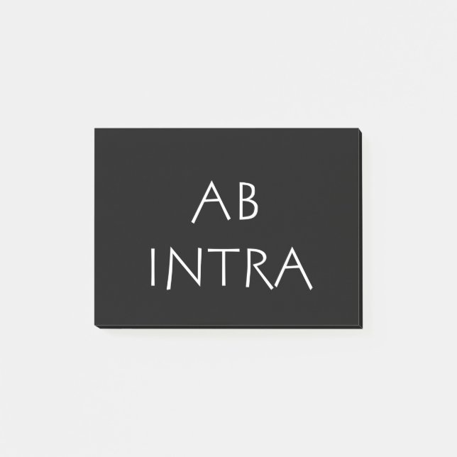 Notas Post-it® Ab intra (Anverso)