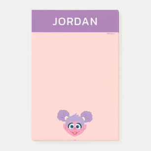 Notas Post-it® Abby Cadabby Cara de flor Añadir su nombre
