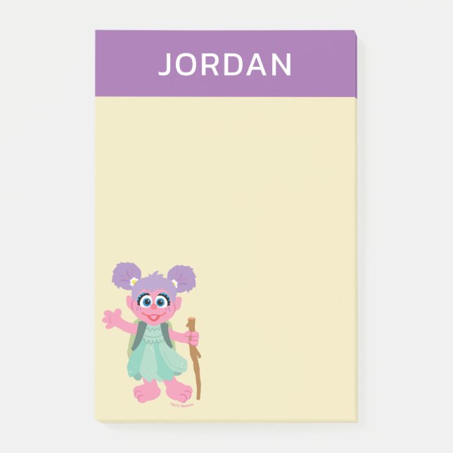 Notas Post-it® Abby Cadabby Senking | Añadir su nombre (Anverso)