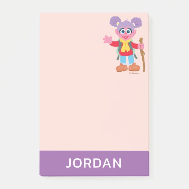 Notas Post-it® Abby Cadabby Senking | Añadir su nombre (Anverso)