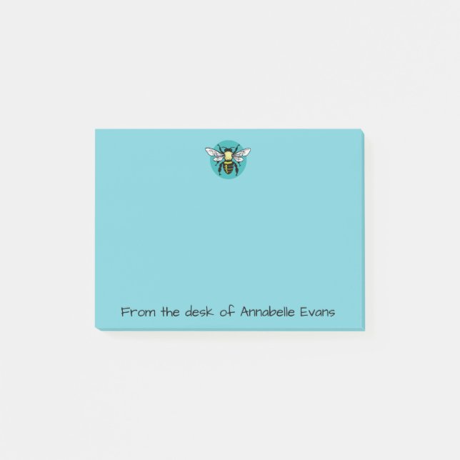 Notas Post-it® Abeja de la miel (Anverso)