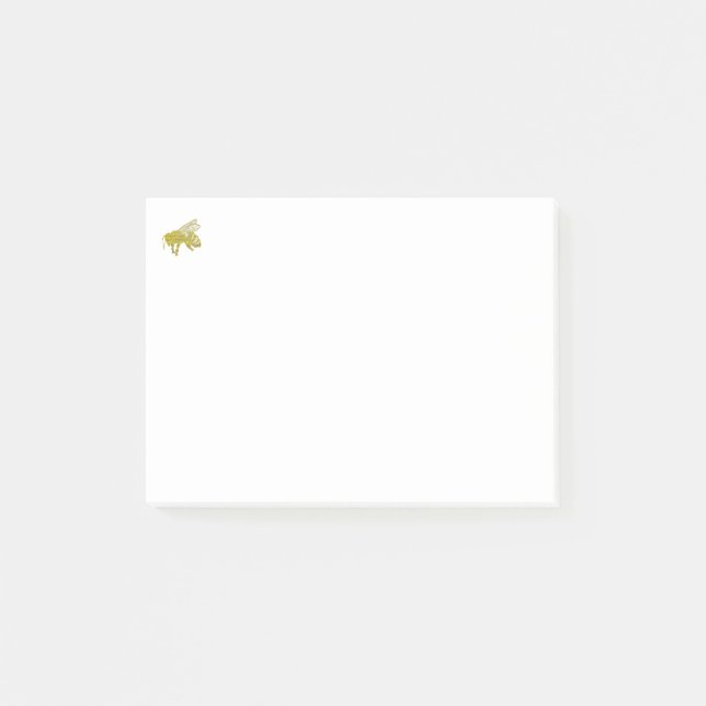 Notas Post-it® Abeja de la prensa de copiar (Anverso)