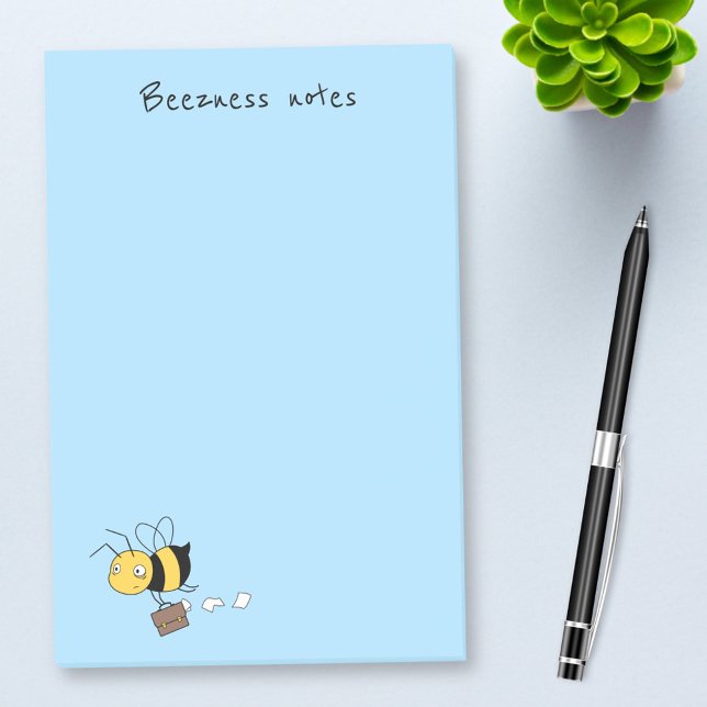 Notas Post-it® Abeja de los Negocios, Abeja Cansada y Estresada q (Subido por el creador)